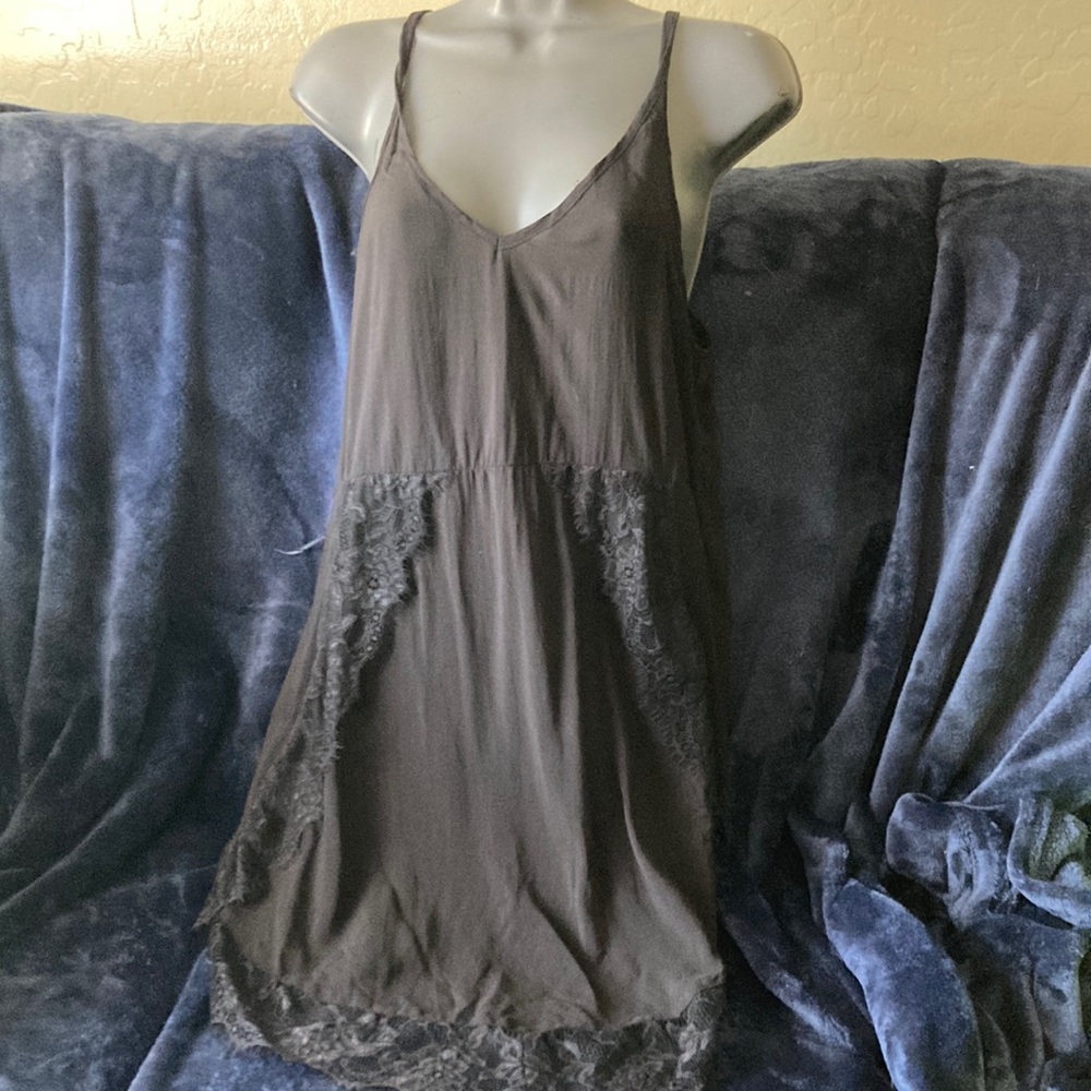 Free people intimates Black XSmall chemise slip